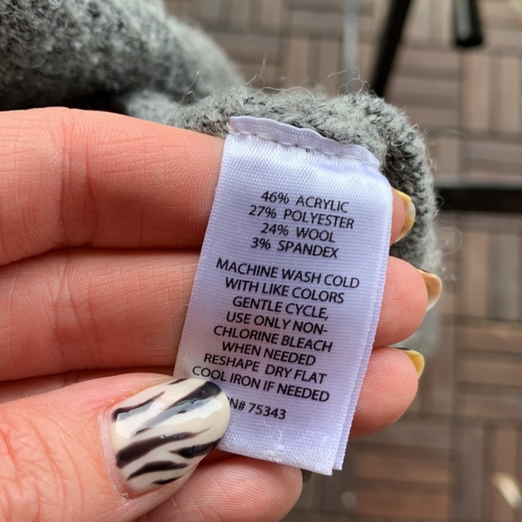 Cynthia Rowley two tone grey cardigan - Picture 4 of 4